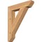 Ekena Millwork Traditional Slat Smooth Bracket, Western Red Cedar, 3 1/2"W x 20"D x 24"H BKT04X20X24TRA06SWR - alternate 1